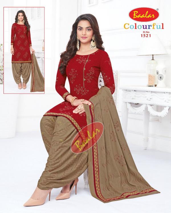 Baalar Colourful Vol-15 Cotton Designer Readymade Suit